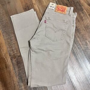NWT 32x32 slim Levi's 511 Tan Jeans